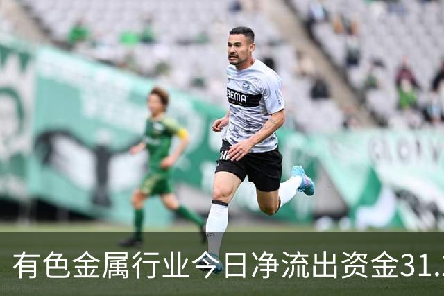 有色金属行业今日净流出资金31.22亿元，紫金矿业等6股净流出资金超亿元